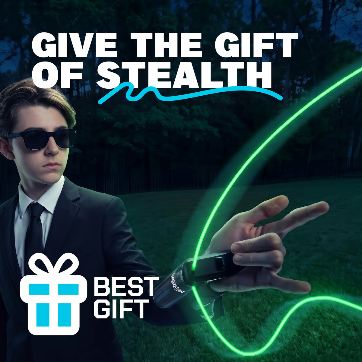 Give the gift of stealth - ZipString Aracna Blackout Edition is the best gift 