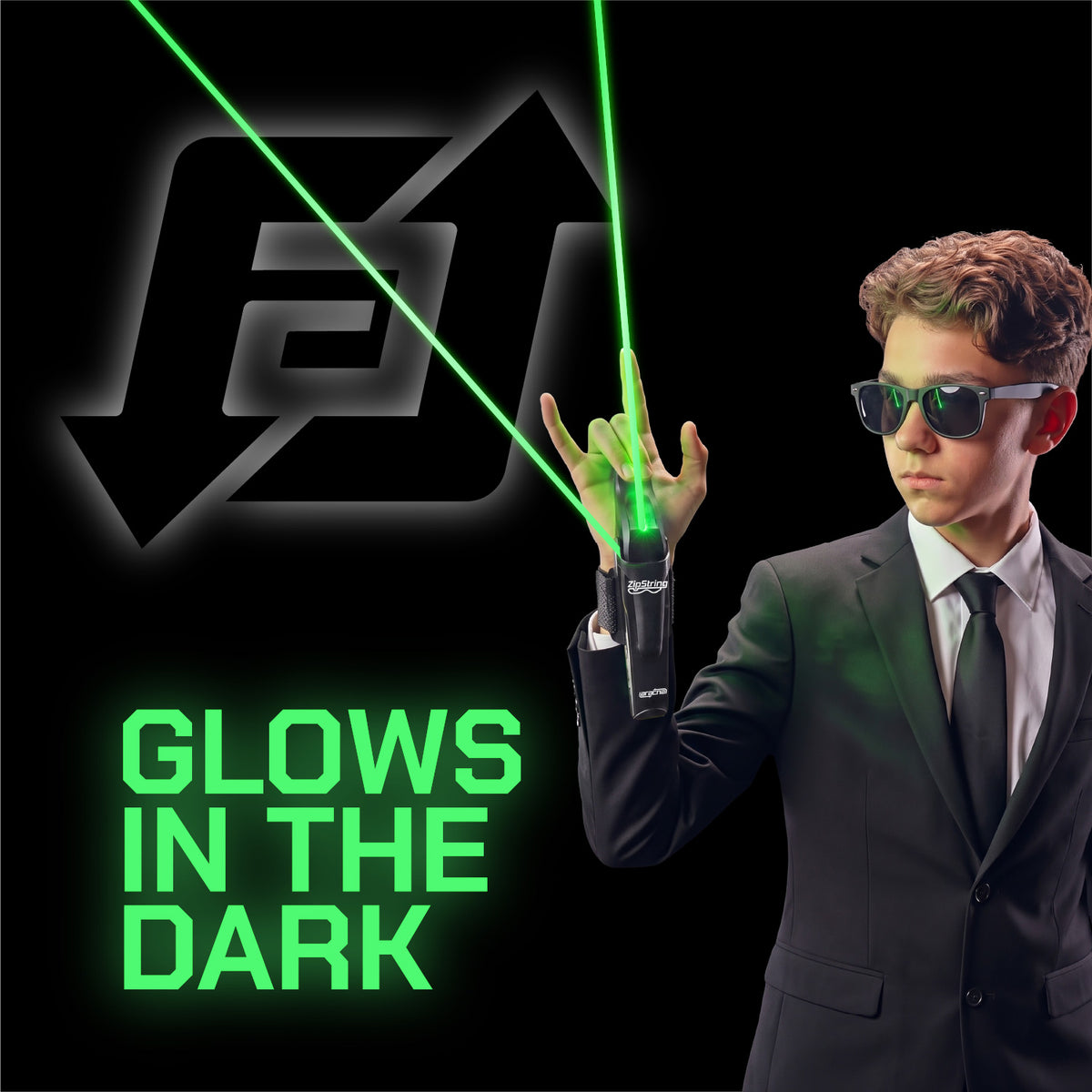 ZipString Aracna Blackout Edition glows in the dark 